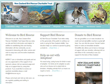 Tablet Screenshot of birdrescue.org.nz